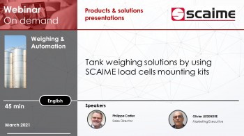 On demand webinar - use of mounting kits for conveyor, tank and silo weighing