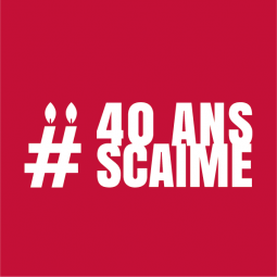 Logo 40 ans SCAIME-B carré rouge